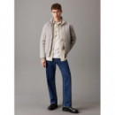 Chaqueta de Nailon Acolchada con Cremallera de CALVIN KLEIN