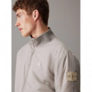 Chaqueta de Nailon Acolchada con Cremallera de CALVIN KLEIN