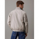 Chaqueta de Nailon Acolchada con Cremallera de CALVIN KLEIN