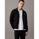 Chaqueta de Nailon Acolchada con Cremallera de CALVIN KLEIN