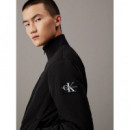Chaqueta de Nailon Acolchada con Cremallera de CALVIN KLEIN