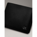 Cartera de Piel con Compartimento para Billetes, Monedero y Rfid de CALVIN KLEIN