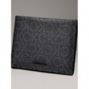 Cartera con Logo, Compartimento para Billetes, Monedero y Rfid de CALVIN KLEIN