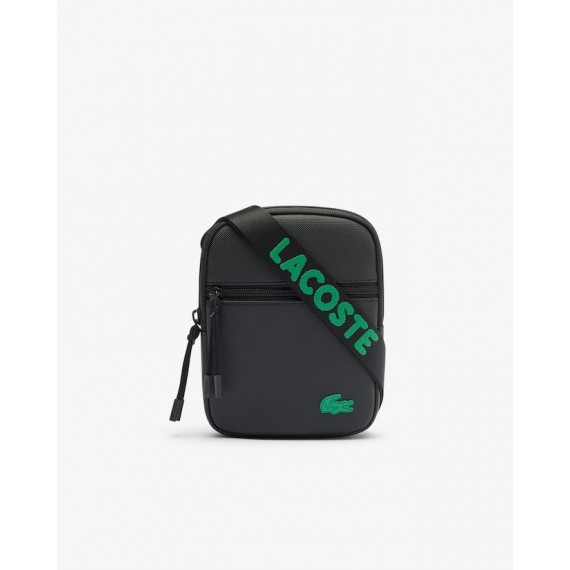 Bolso Jacquard Webbing Noir  LACOSTE