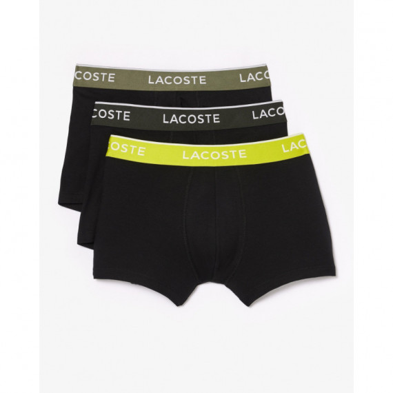Tripack Boxer Noir/luciole-kaki-aubier  LACOSTE