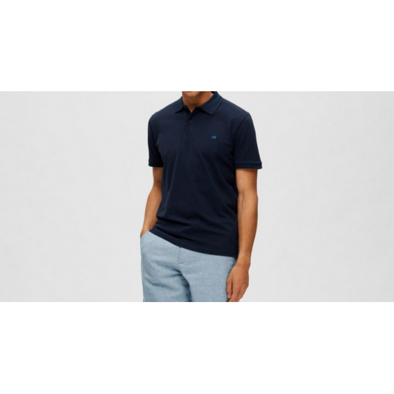Polo Selected azul marino