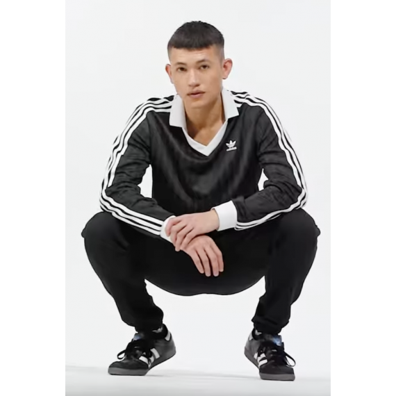 Pique Ls Negro ADIDAS