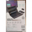 Onemax Teclado BLUETOOTH Ultra Slim con Touchpad Negro DM241 Bateria 4A  LALO