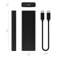 AISENS Caja Externa Ssd M.2 Negro ASM2-022B