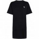 KARL LAGERFELD - Ikonik 2.0 Patch T-shirt Dress - 999 - 245W1352/999