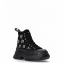 KARL LAGERFELD - Luna Rhinestone Mesh Boot - 70S - KL42941/70S