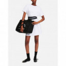 KARL LAGERFELD - Logo Tape T-shirt Dress - 100 - 245W1351/100