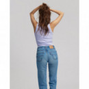 Camisetas Mujer Top COLORFUL STANDARD Orgánico Soft Lavender