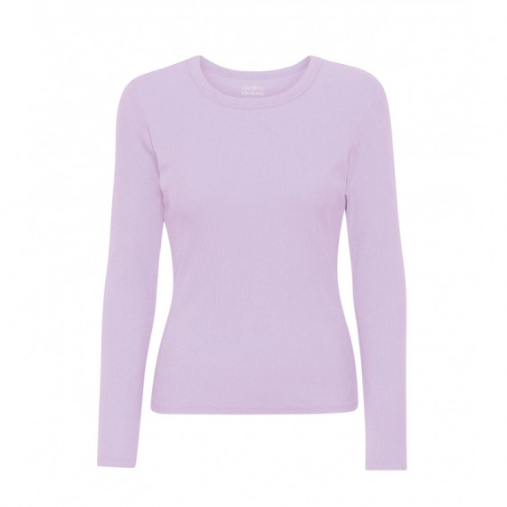 Camisetas Mujer Camiseta COLORFUL STANDARD Orgánica Manga Larga Soft Lavender