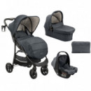 COCHECITO 3 EN 1 SELINA GRIS OSCURO