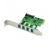 Tarjeta CONCEPTRONIC Pci-ex 4 Puertos USB 3.0 Perfil Baj
