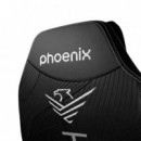 Silla Gaming PHOENIX Cuero Monarch Talla R Black