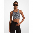 Prt Scoop Nk Sp Bra Aluminum  MICHAEL KORS
