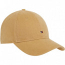 Th Flag  85 Soft 6 Panel Cap Classic Kha  TOMMY HILFIGER