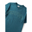 Camisetas Hombre Camiseta SERVICE WORKS Arch Logo Petrol