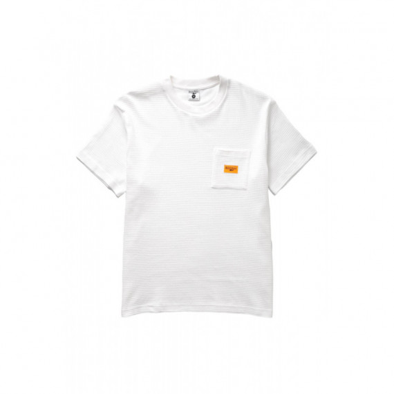 Camisetas Hombre Camiseta SERVICE WORKS Waffle Pocket White