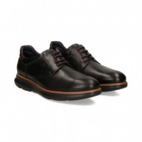 Talon Marron Blucher Piel Negro  FLUCHOS - Guanxe Atlantic Marketplace