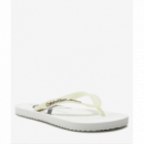 Flip Flop CALVIN KLEIN Monologo Blanca Pb