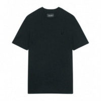 LYLE AND SCOTT - PEPPERLINE Polos Camiseta Lyle & Scott Tonal Eagle Navy