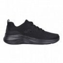 Vapor Foam - Fresh Trend Black Mesh/gunmetal Trim SKECHERS