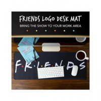 Friends Alfombrilla Sobremesa Xl 30X80CMS PP827FR Negro  PALADONE