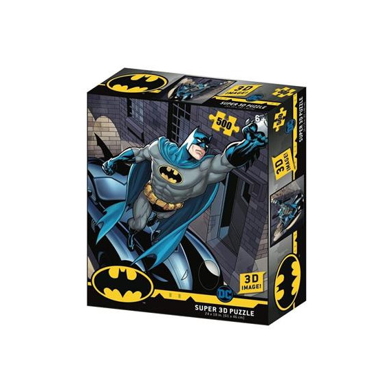 DC COMICS Puzzle Batman con Batmovil 500 Piezas