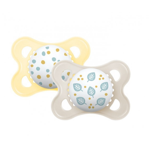 Mam Chupete Silicona  Original 2-6 M Pack Doble Amarillo  JOHNSON & JOHNSON