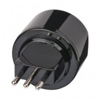 BRENNENSTUHL Enchufe Europeo/h Schuko para Italia/m 3 Patillas 1508470