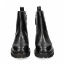 Botin Piel Negro  UNISA