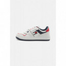 Zapatilla Tommy Retro Basket Cupsole Tricolor  TOMMY JEANS