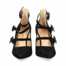 Salon 3 Hebillas ante Negro  ALMA EN PENA