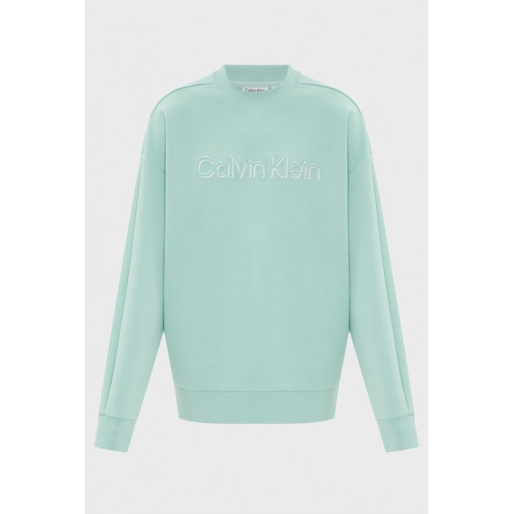 Shadow Embossed Logo Sweatshirt Lichen  CALVIN KLEIN