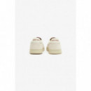 Calzado Zapatillas POMPEII Elan Pippa Leather Ecru Burgundy