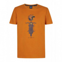 Camisetas Hombre Camiseta PETROL INDUSTRIES Classic Ocre
