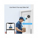 EZVIZ Mirilla Inteligente Wifi Recargable con Timbre Full HD DP2C Plata y Negro