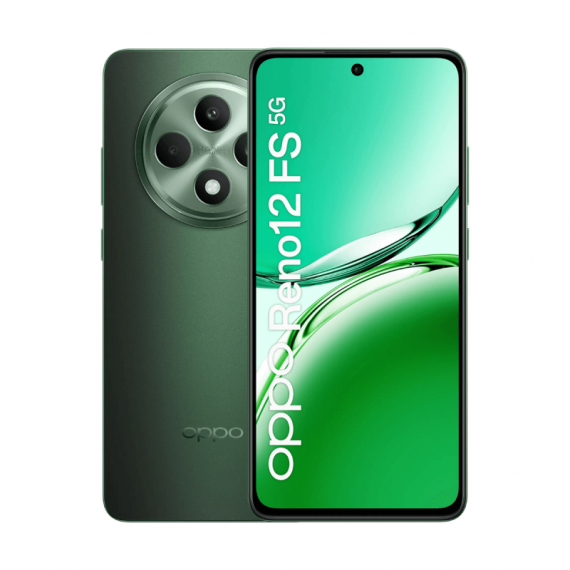 Teléfono Móvil OPPO Reno 12 Fs 5G 12RAM 512GB Negro Verde