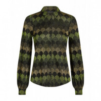 Blusas y Camisas Blusa KING LOUIE Maisie Diva Olive Green - Guanxe Atlantic Marketplace