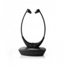 NEDIS Auricular Inalambrico Amplificado HPRF010BK para Tv/radio/movil Alcance 35MTRS