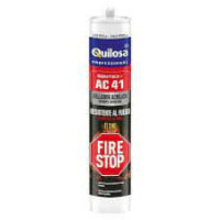 Sellador de Poliuretano Sintex AC-41 Fire-stop Gris Perla Cartucho 300 Ml