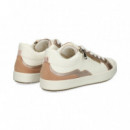 DEPORTIVO ORO ROSA CREMALLERA BLANCO