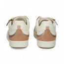 DEPORTIVO ORO ROSA CREMALLERA BLANCO