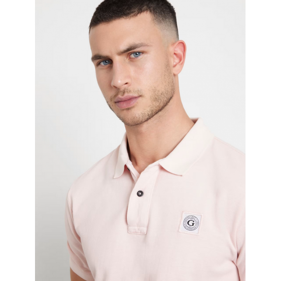 Polo GUESS Washed Rosa Claro