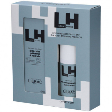 Lierac Homme Fluido Antiedad Global + Desod 50ML  ALES GROUPE