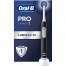 Cepillo eléctrico recargable Oral b Braun Pro 1 Negro