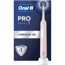 Cepillo eléctrico recargable Oral b Braun Pro 1 Rosa